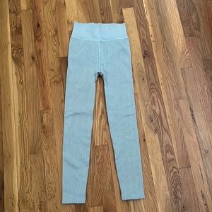 Blue Calvin Klein workout leggings